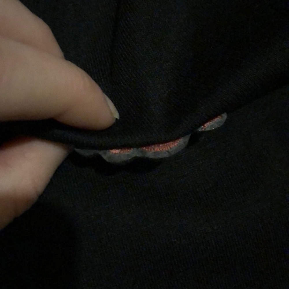 Shein Black Rose Crop Top - Picture 4 of 5